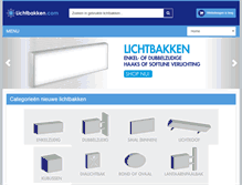 Tablet Screenshot of lichtbakken.com